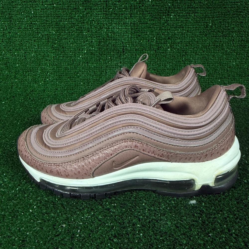 Nike Air Max 97 Taupe Rose Gold Sneakers – Size 6.5 - Picture 1 of 14